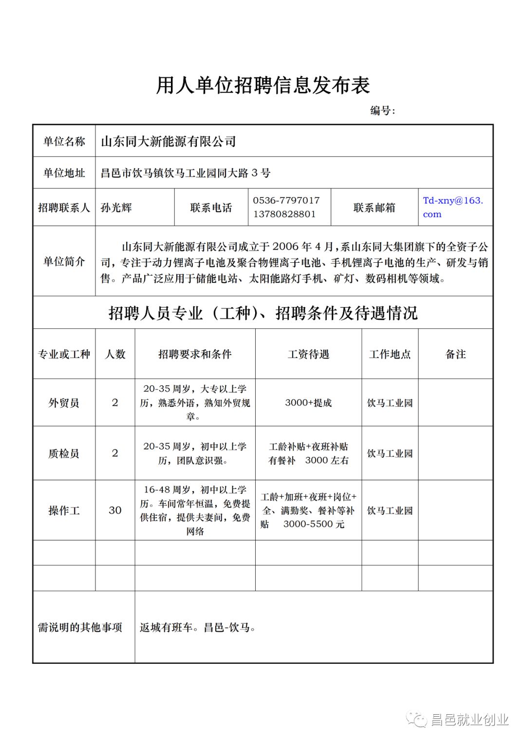 昌邑市人才招聘信息网——连接人才与企业的桥梁