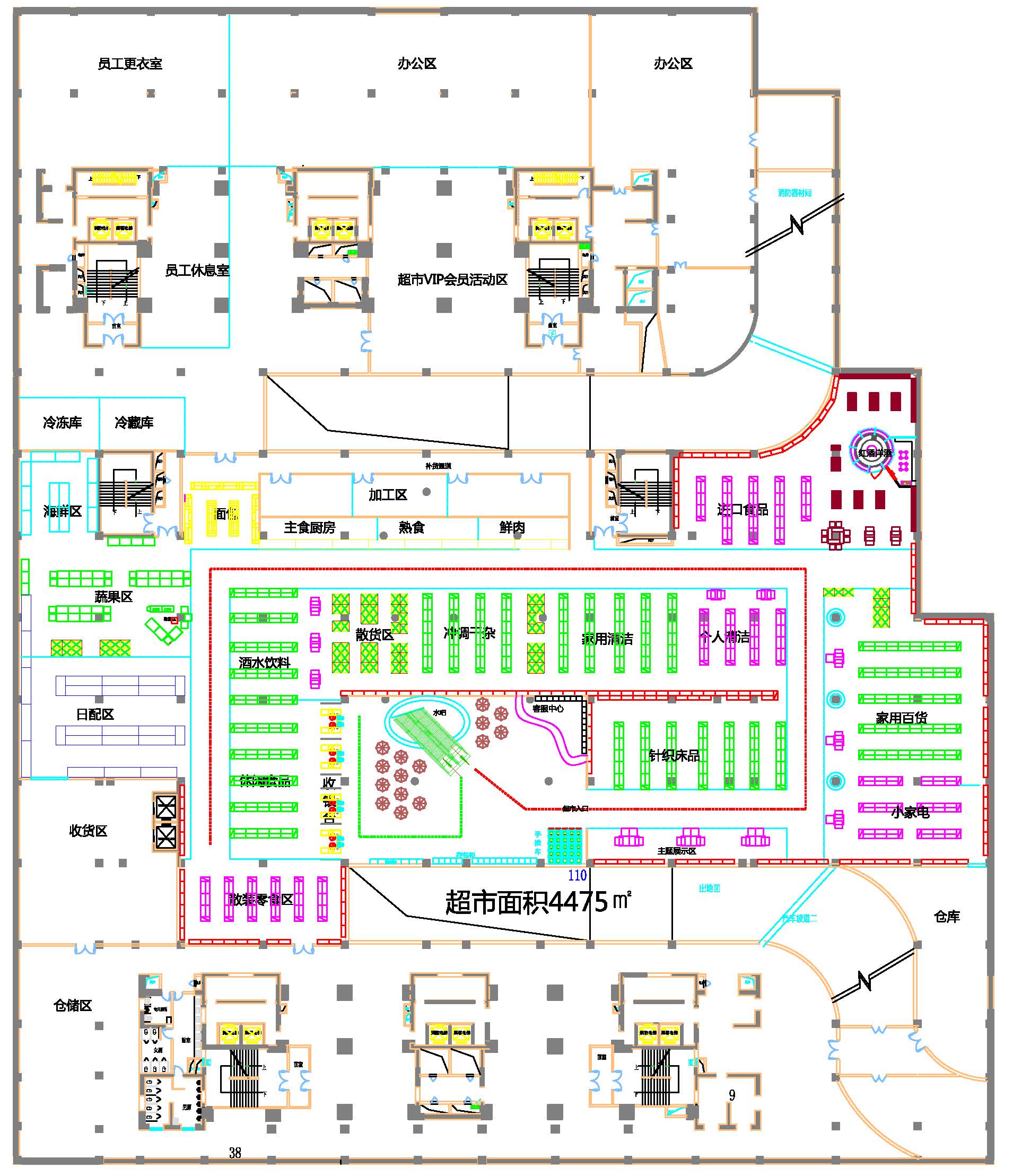 超市百货平面设计与展示艺术