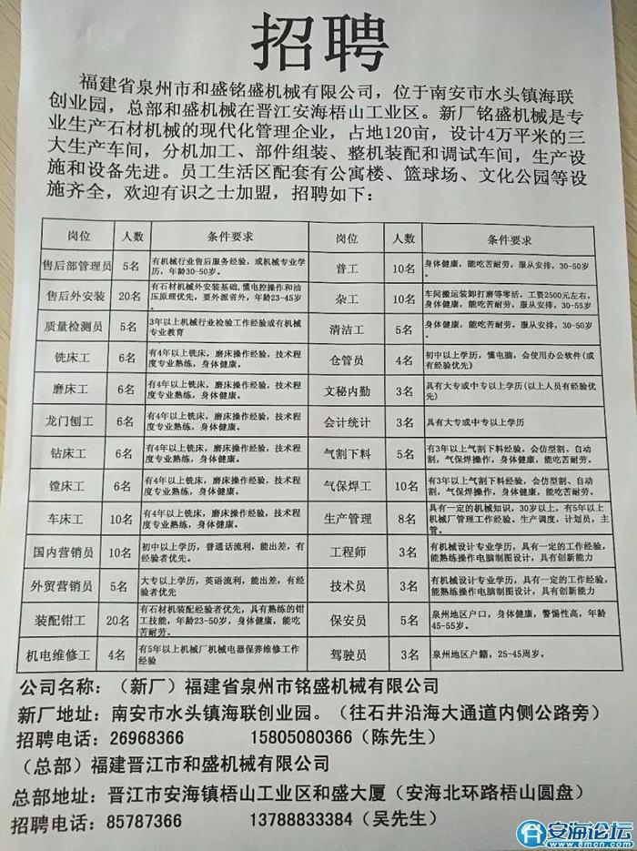 柴桥招工信息最新招聘