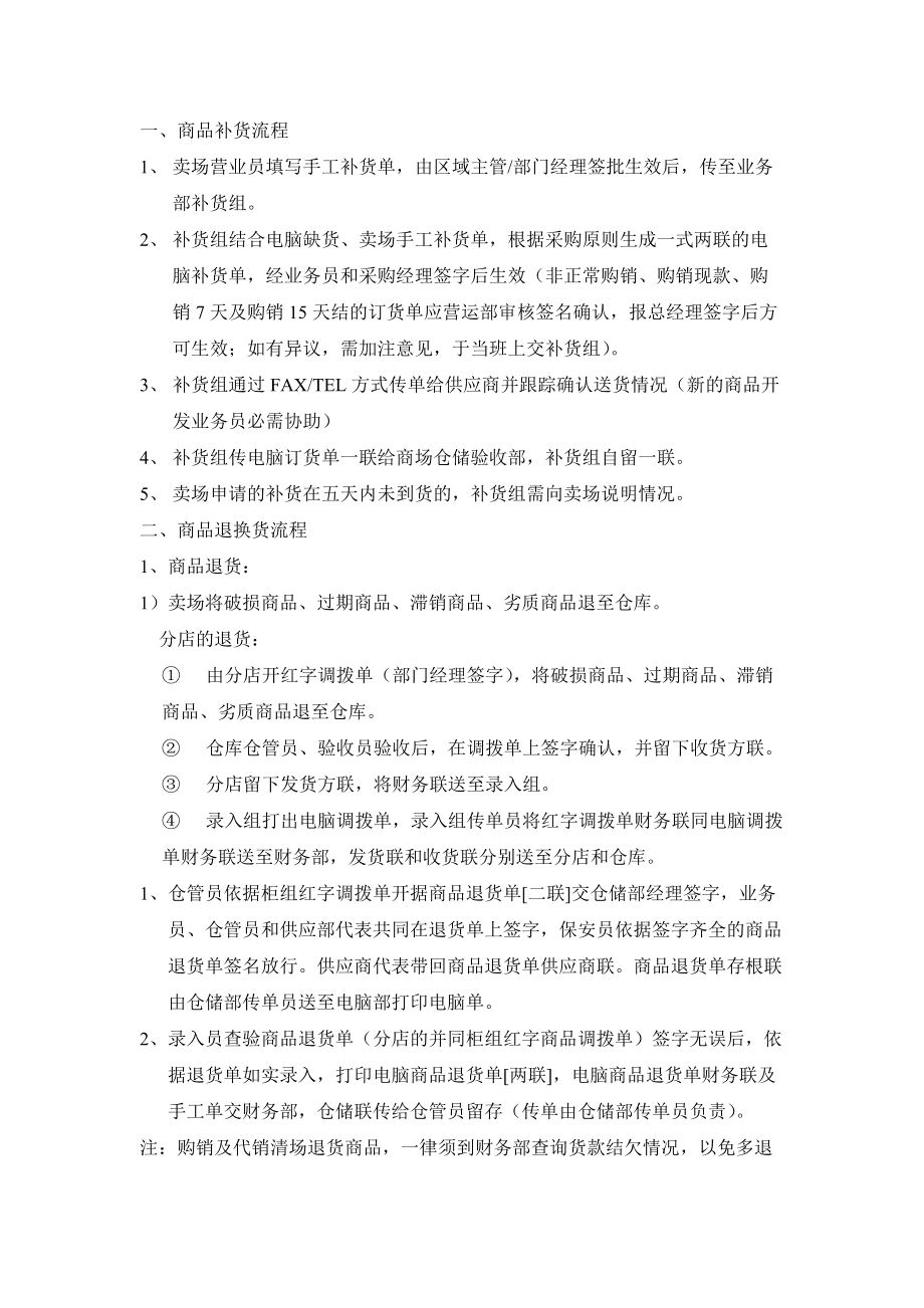 超市百货补货，流程、策略与实践