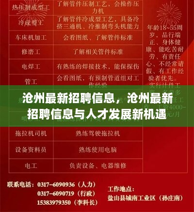 沧州市人才招聘信息网——连接人才与企业的桥梁